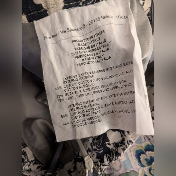 Etro Floral Midi Circle Skater Skirt - Picture 7 of 7